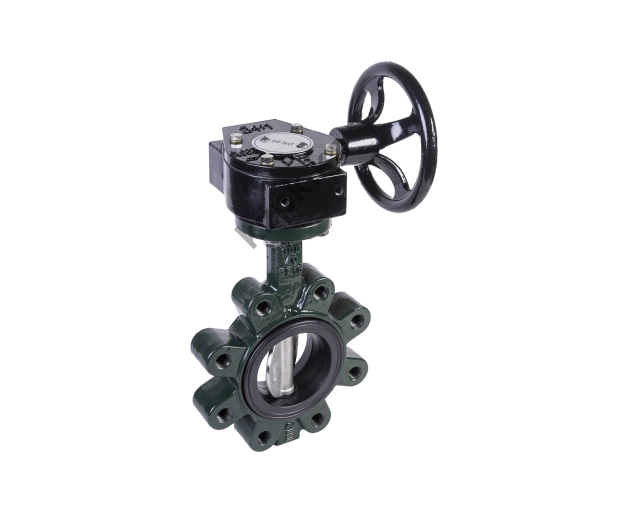 Прифланцовываемый затвор MV UBZ4 с редуктором